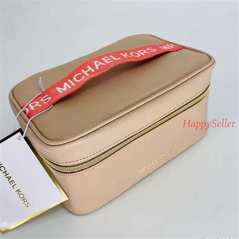 michael kors toiletry bag men|michael kors makeup case.